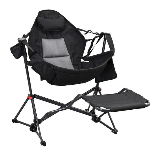 450lbs Heavy-Duty Hammock Camping Chair | Portable Swing Seat with Pedal • Outdoor Ready